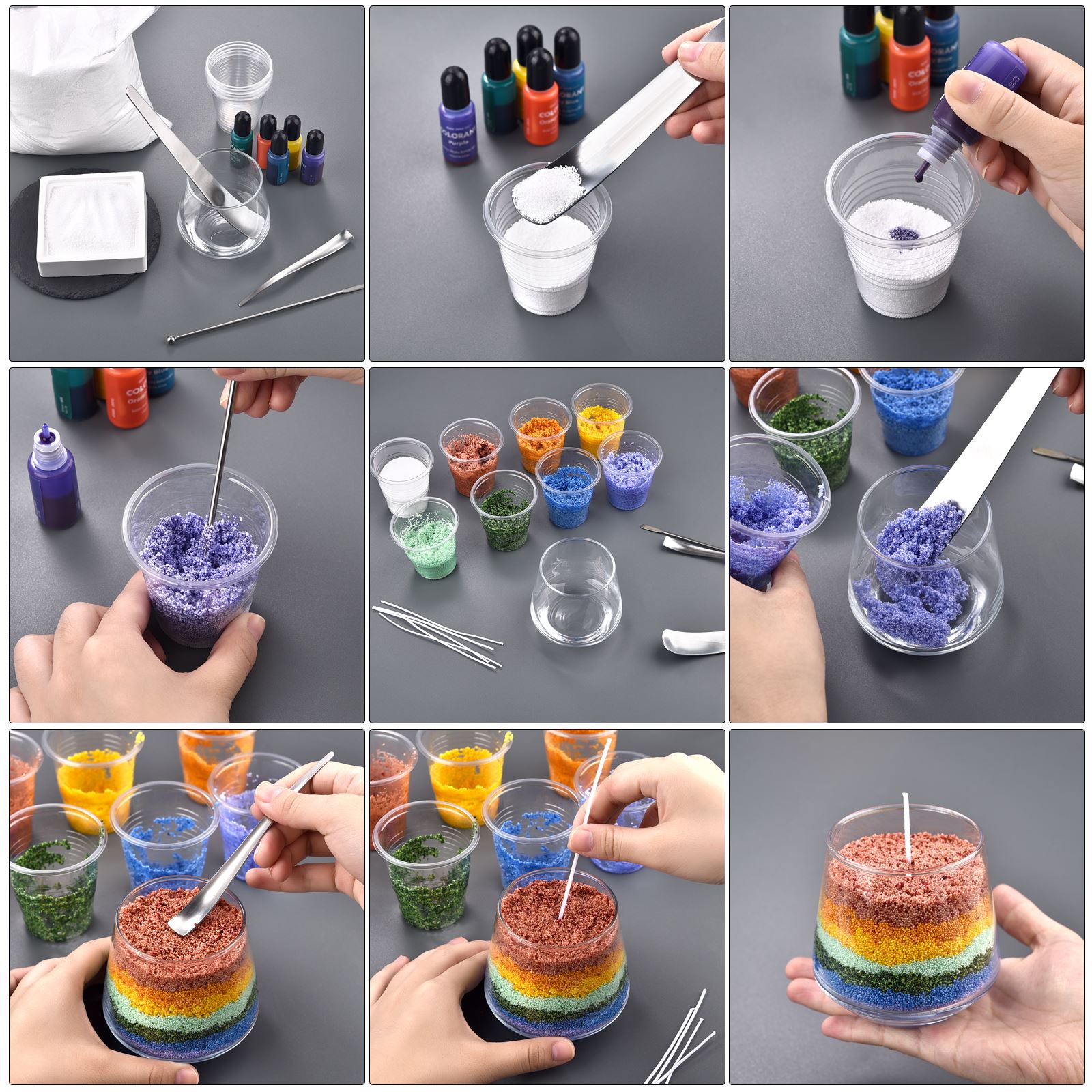 الرمال القابلة للاحتراق اليدوي - مراجعة Candle Making Instructions وسعره