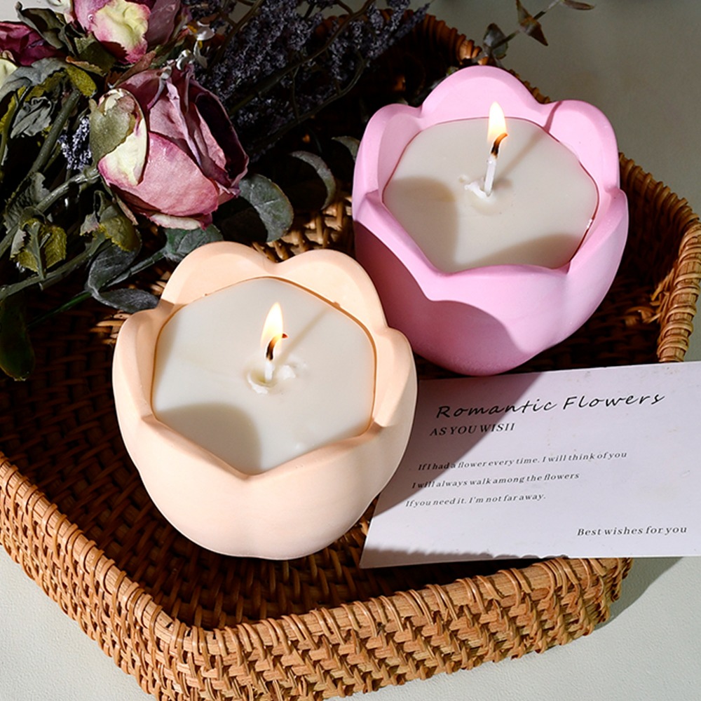 توليب شمعة حامل قوالب السيليكو - مراجعة Candle Making Party وسعره