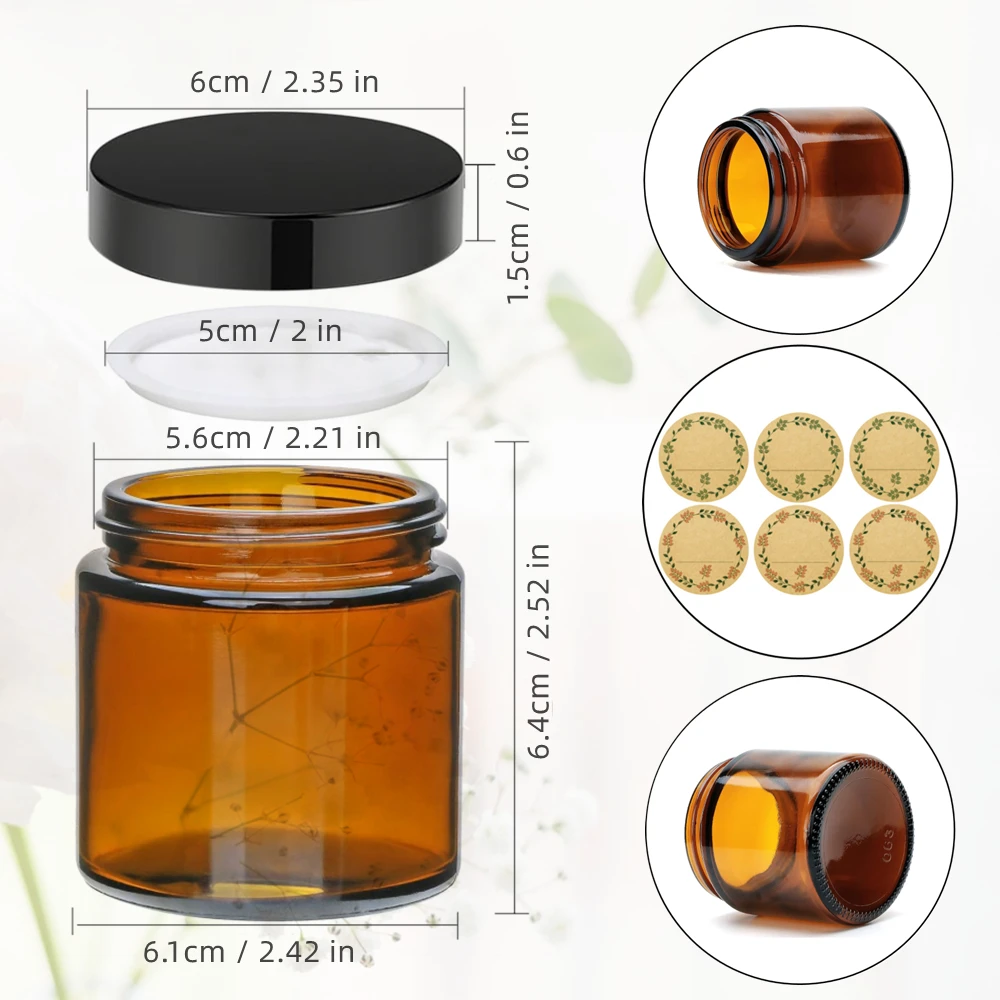 أوعية زجاجية للشموع، أوعية زجا - مراجعة Candle Making Jars With Lids وسعره