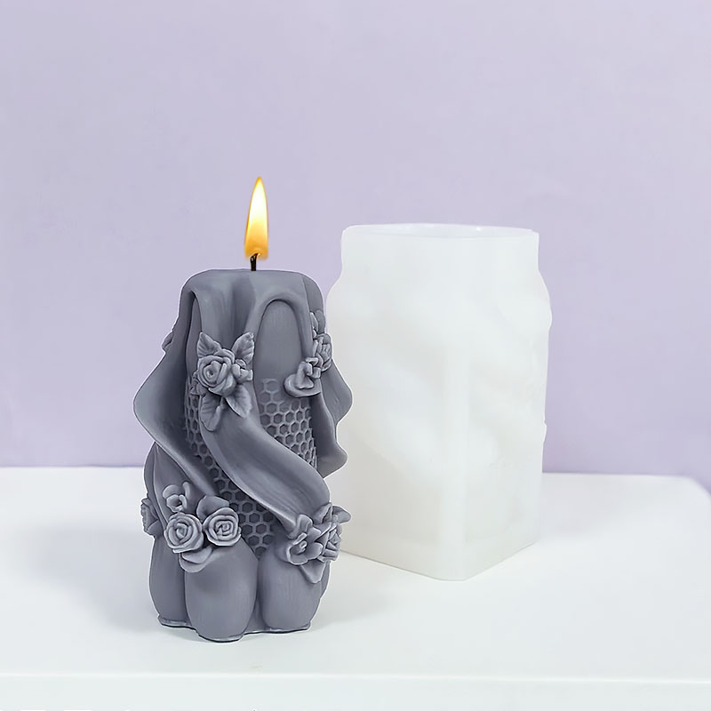 قالب سيليكون بتصميم غابوي على  - مراجعة Candle Making Vinings وسعره