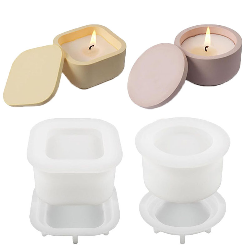 مجموعة واحدة من قالب السيليكون - مراجعة Candle Making Jars With Lids وسعره