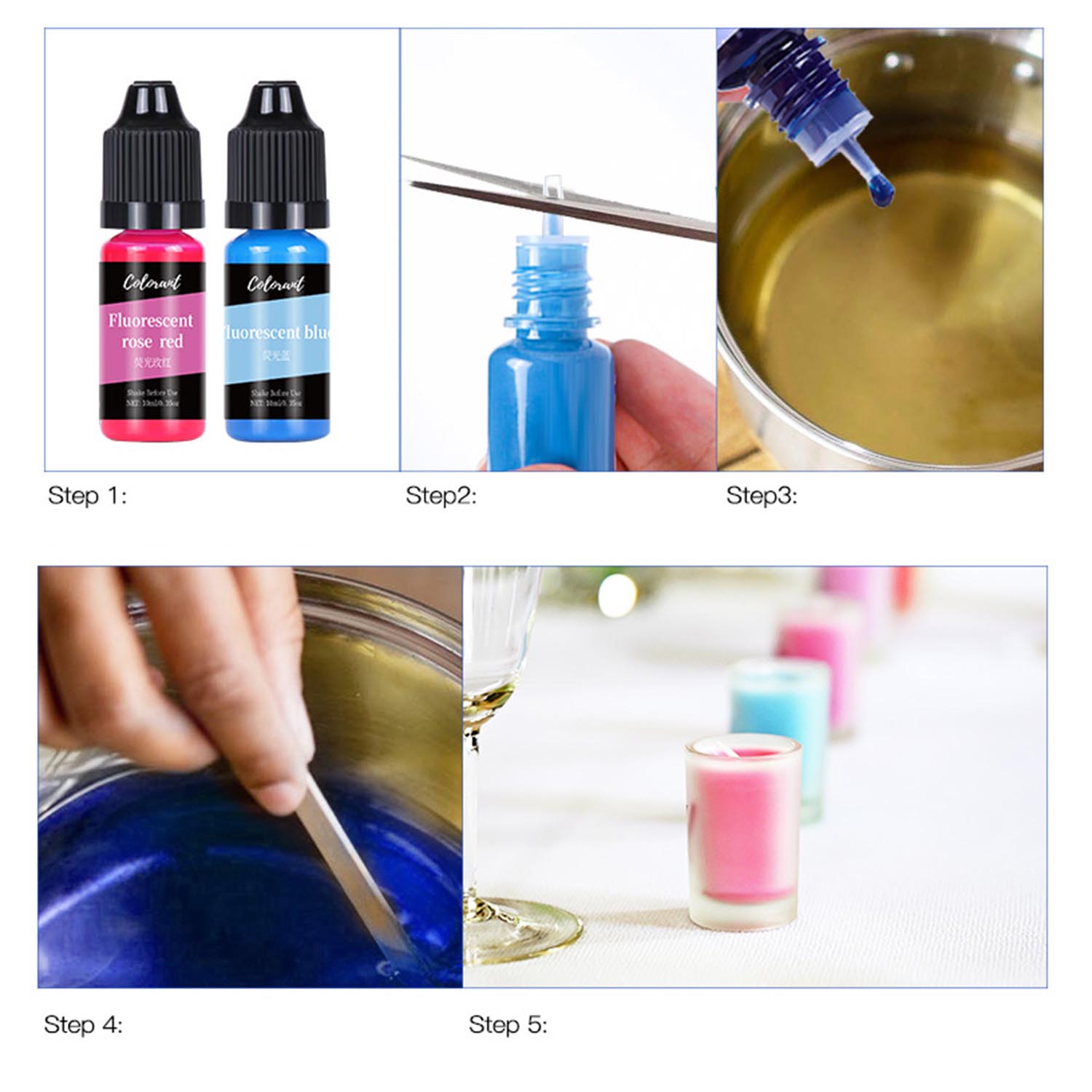 مجموعة أدوات صبغات الشموع مجمو - مراجعة Candle Making Instructions وسعره