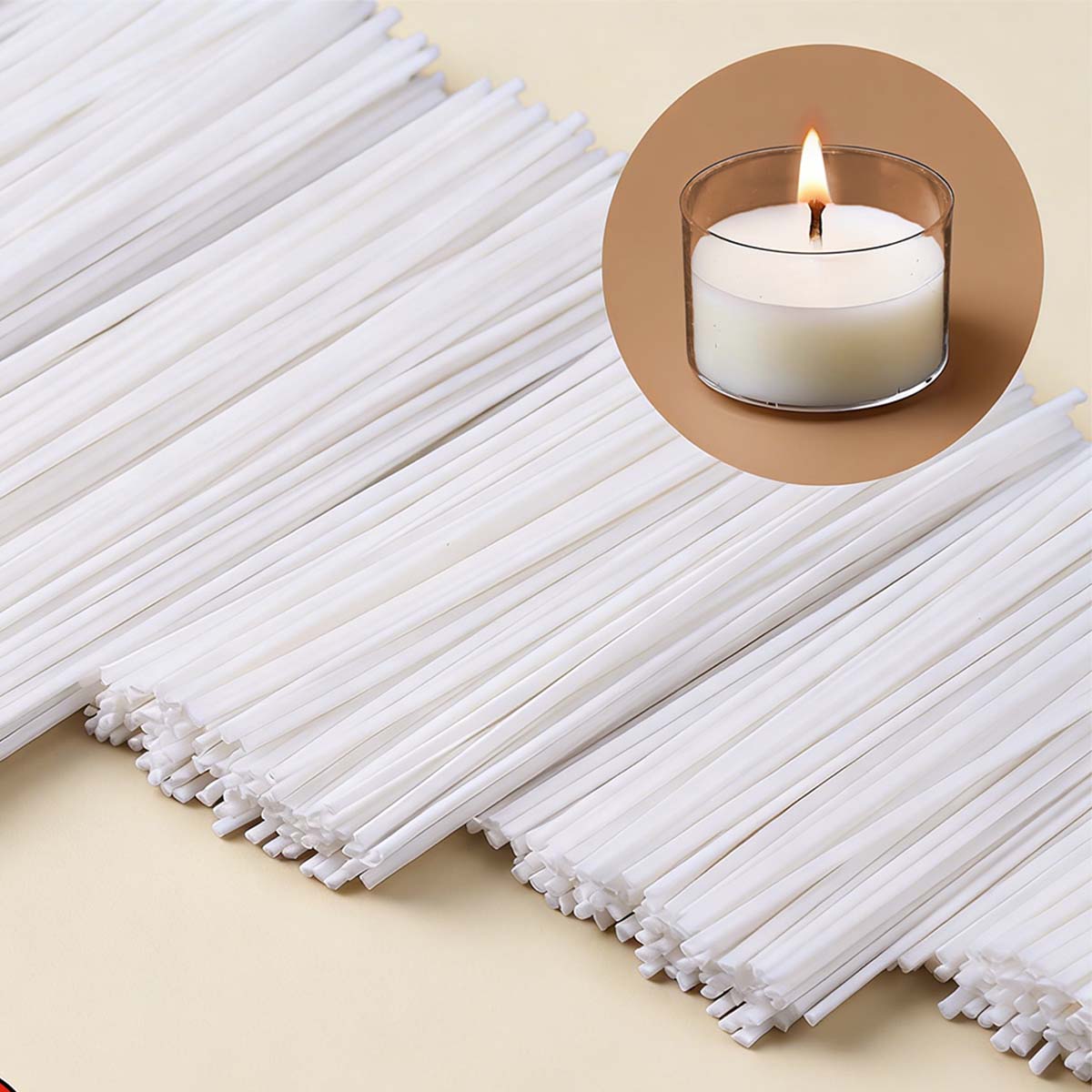 50 قطعة 5-20 سنتيمتر شمعة الفت - مراجعة Candle Making Instructions وسعره