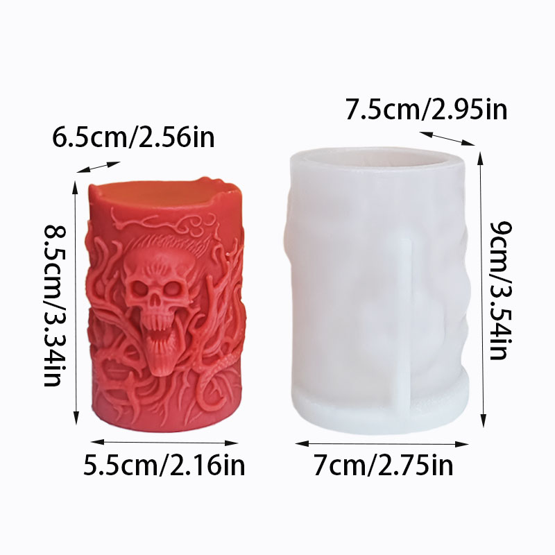 【الجماليات الداكنة】قالب سيليكو - مراجعة Candle Making Vinings وسعره