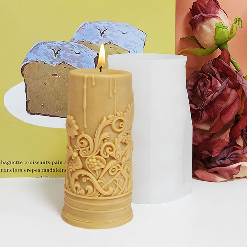 قالب سيليكون جديد بتصميم عمود  - مراجعة Candle Making Vinings وسعره
