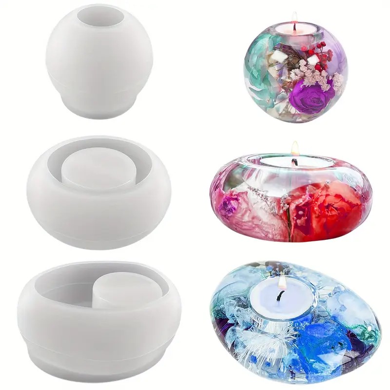 Tealight شمعة حامل الراتنج قال - مراجعة Candle Making Things وسعره