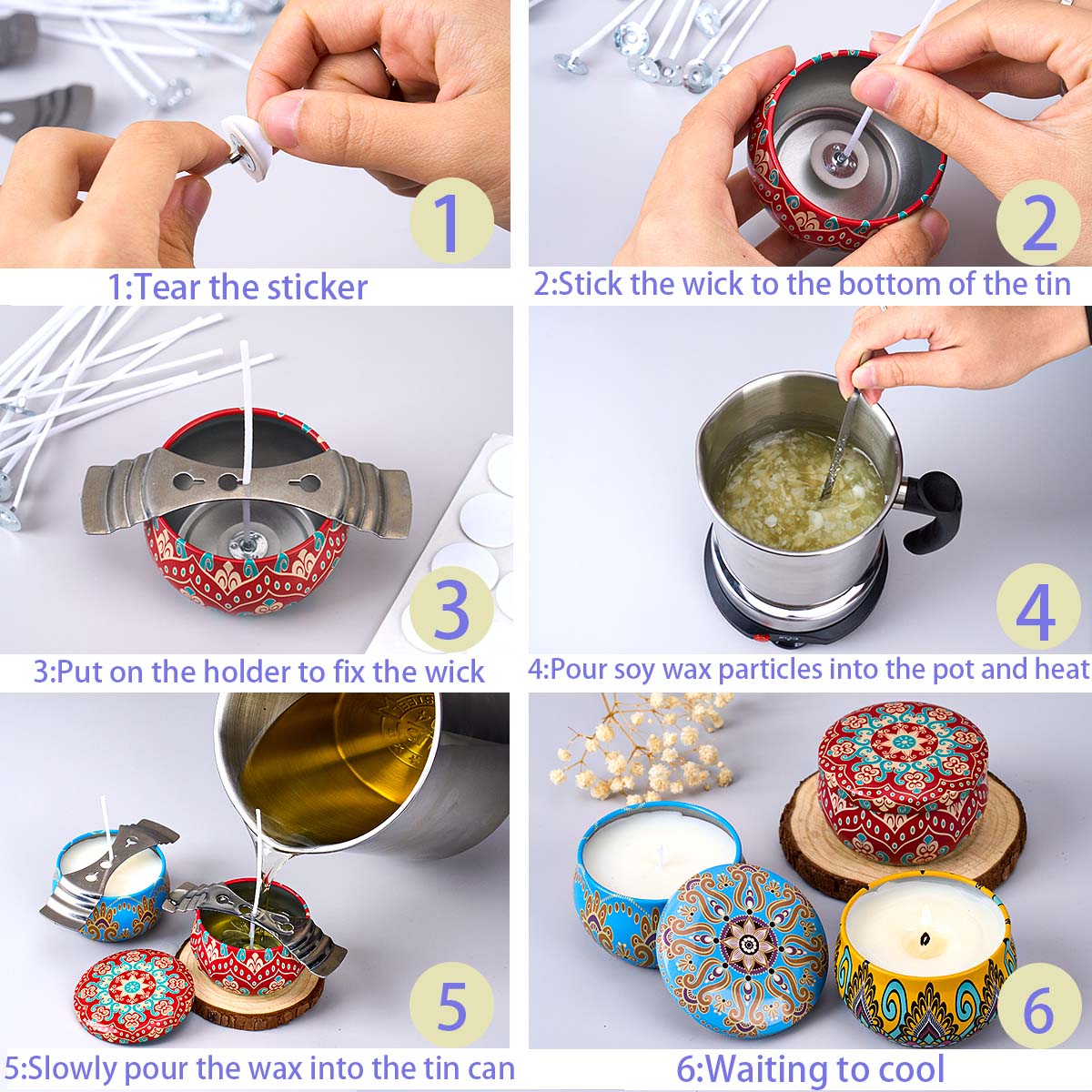 مجموعة أدوات صنع الشموع المعطر - مراجعة Candle Making Kit For Kids وسعره