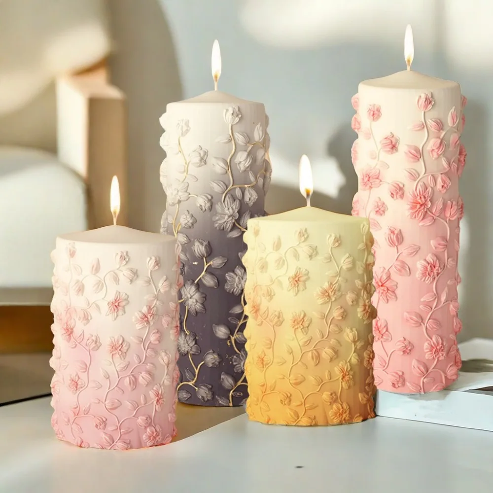 الأزهار الكرمة الإغاثة تفتق قا - مراجعة Candle Making Vinings وسعره